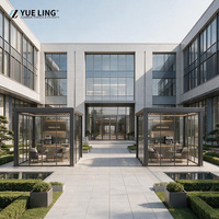Pergola à lames orientables en aluminium sur mesure pour entrepreneurs en travaux publics, terrasse et jardin