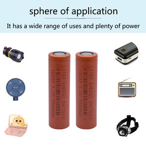 18650 3.7V 3500mAh懐中電灯トーチヘッドランプ用充電式バッテリーリチウムイオン充電式バッテリー - Product Image 3