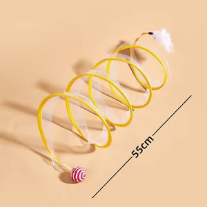Tunnel pliable en gros Jouets <span class=keywords><strong>pour</strong></span> chats et chiens Entraînement interactif <span class=keywords><strong>pour</strong></span> animaux de compagnie <span class=keywords><strong>Jouet</strong></span> amusant Tunnel ennuyé <span class=keywords><strong>pour</strong></span> chiot et chaton Lapin Jouer - Product Image 5
