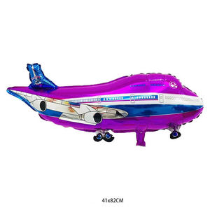 Grand ballon d'aluminium de voiture jouet pour enfants pour décorations de fête d'anniversaire-comprend une grue de camion de pompiers de voiture de police d'ambulance - Product Image 4