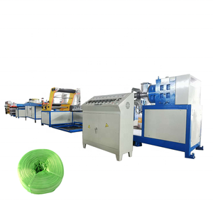 Fibrillating Raffia Pp Pe Polypropyleen Twijn Rope Productie Lijn Banaan Raffia Verpakking Bindtouw Extruder Machine - Product Image 5