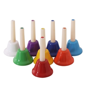 Campana de Melodía Orff, Instrumento de Percusión, Campana de Mano de 8 Tonos Coloridos, Material Didáctico para la Educación Temprana - Product Image 2