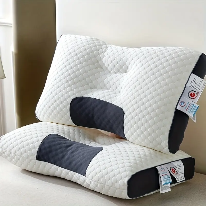 Almohada de masaje para dormir, almohada para el hogar, absorción de humedad, ropa de cama transpirable, decoración para sala de estar y dormitorio