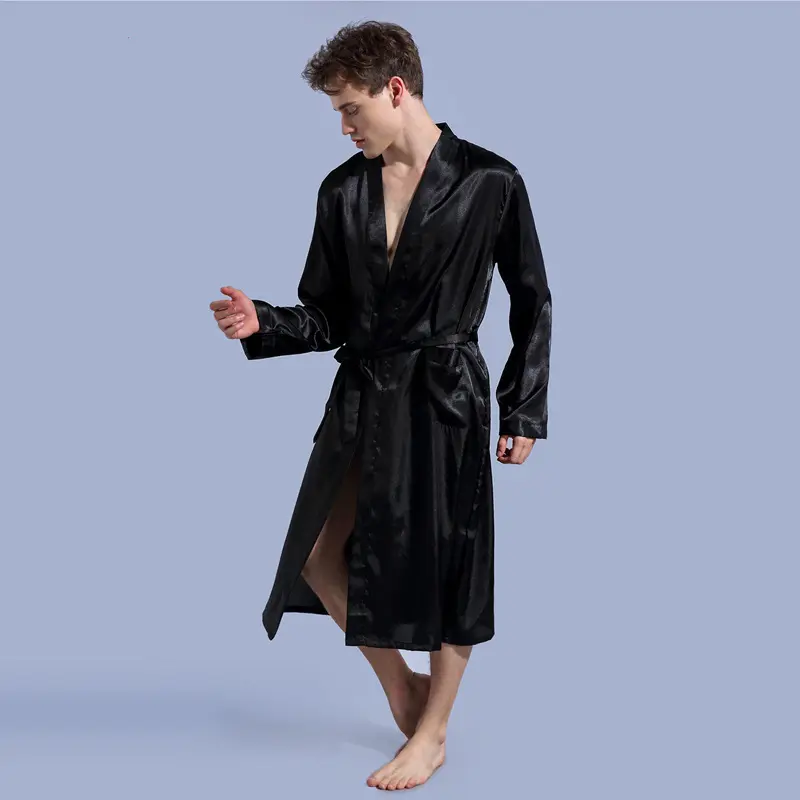 Nuovo Design elegante abbigliamento da notte 2023 moda traspirante Casual di lusso Unisex Kimono accappatoio per uomo donna