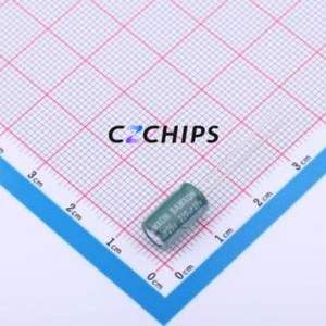 Condensador Electrolítico de Aluminio de Montaje Pasante EGF227M1EE11RRSAP, D6.3xL11mm 220uF 20% 25V 2.5mm - Product Image 1