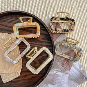 Sheshares forcina quadrata cava foresta media sul retro della <span class=keywords><strong>testa</strong></span> della <span class=keywords><strong>donna</strong></span> <span class=keywords><strong>di</strong></span> alta qualità forcina acetato - Product Image 1