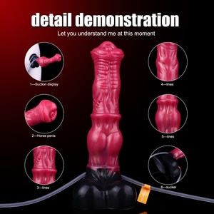 Yocy Scar Horse Knot - Dildo inflable con eyaculación, juguete sexual de fantasía con forma de monstruo animal, masturbador anal, venta al por mayor - Product Image 4