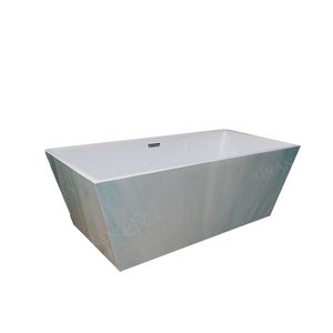 CE Certified Portable Acrylic Modern Hot Water Thermostatic Bathtub Shower Drop Freestanding Soaking Bathtub Suitable for Hotel