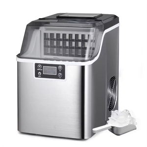 Máquina de hielo doméstica de nuevo diseño, máquina de hielo inteligente automática comercial de 35 kg, máquina de hielo pequeña, mini y portátil - Product Image 1