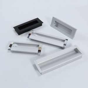 Recessed Space Aluminum Pulls-Minimalist Concealed Sliding <strong>Door</strong> Cabinet Dresser Handles for Kitchen <strong>Bedroom</strong> Living Room Wardrobe - Product Image 3