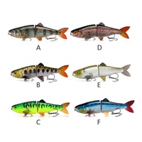 20cm 90g Deux Sections Crayon Leurre Minnow Leurre avec 2 Treble Hooks Deep Sea Long Casting Hard Bait Soft Tail 200mm Leurres de pêche