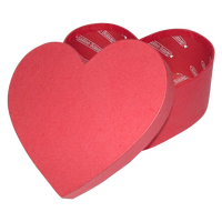 Emballage en carton personnalisé recyclable en forme de cœur conception créative boîte-cadeau couvercle Bnd Base