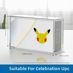 Collection haut de gamme - Boîte de rangement et de présentation magnétique pour cartes Pokémon, protection UV, en acrylique, pour ETB - Product Image 4