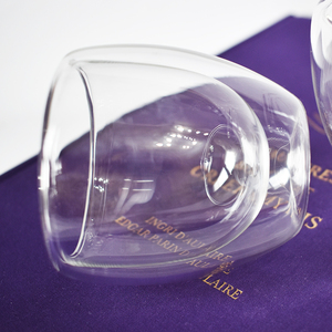 LZ container jars for candles double wall glass holder candles borosilicate glassware double wall glass candle vessel