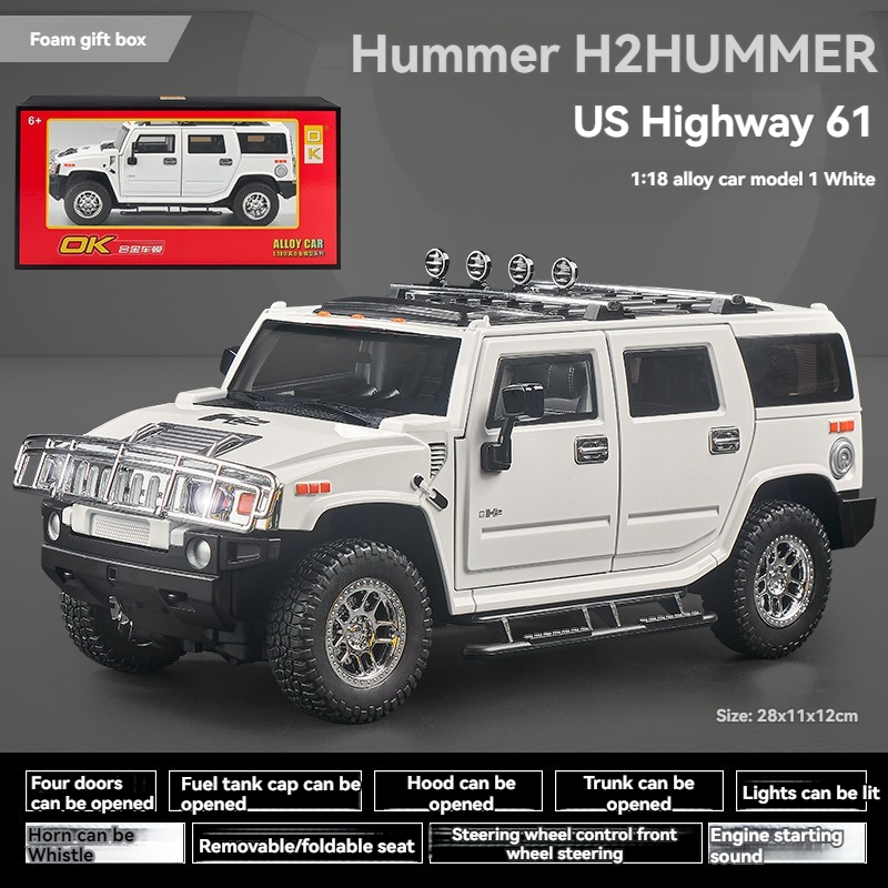 HUMMER H2 POLICE VERSION SPECIAL EDITION 1/18 Scale HIGHWAY