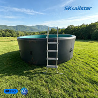 Piscine hors sol gonflable de 5 m de diamètre, profondeur 1,5 m, piscine ronde pour la famille, baignade estivale