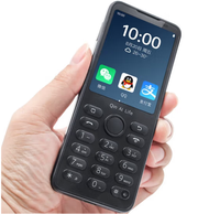 هاتف Qin F21 Pro الذكي بشاشة لمس يدعم شبكة WiFi الجيل الرابع شاشة 2.8 بوصة 3 جيجابايت + 32 جيجابايت / 4 جيجابايت 64 جيجابايت تقنية BT 5.0 480*640 هاتف محمول عالمي
