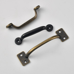 Furniture Handle Bar Zinc Alloy Antique Bronze <b>Black</b> Cabinet Drawer Wooden <b>Door</b> Minimalist Durable - Product Image 3