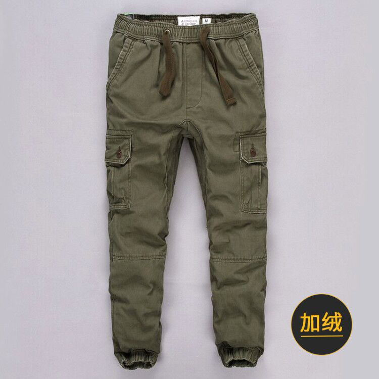 green fleece-lined