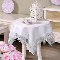 Meuble TV anti-poussière TaiGen de style européen à motif uni, housse en tissu synthétique, table rectangulaire pour salon et salle à manger