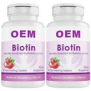 Vitamine D3 Vitamine A Vitamine C Biotine Supplement, Bruistablet Biotine, Biotine Tabletten Voor Haargroei