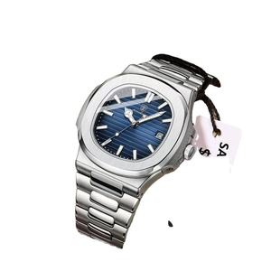 2025 Phong Cách Mới 613 Sang Trọng Đồng Hồ Kinh Doanh Không Thấm Nước Nam Đồng Hồ Nam Đồng Hồ Sáng Ngày Thép Không Gỉ Vuông Thạch Anh - Product Image 6