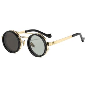 Lunettes de soleil polarisées réglables ND9 avec logo personnalisé 2026, protection UV400, style punk rond, pour hommes et femmes - Product Image 6