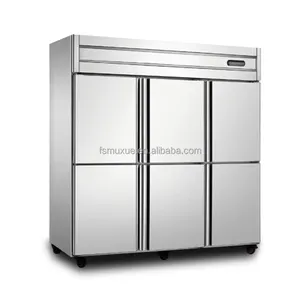 MUXUE Kommerziellen küche kühlschrank Kühlanlagen küche edelstahl kühler/gefrierschrank MX-CHLG1820-O