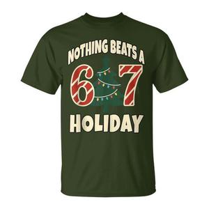 Rien ne fait plus envie que un t-shirt à motif de Noël moche et amusant de la série 67 Holiday Ugly Christmas Meme. - Product Image 1