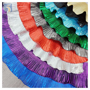 <span class=keywords><strong>Tissu</strong></span> en organza <span class=keywords><strong>plissé</strong></span> à volants, design ondulé transparent en <span class=keywords><strong>tissu</strong></span> de designer Zhongda, nouveauté 2024, vendu <span class=keywords><strong>au</strong></span> <span class=keywords><strong>mètre</strong></span> - Product Image 3