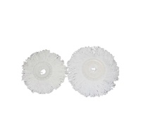 Balai serpillère à plat avec tampon torsadé en acier inoxydable, pour la recharge de poussière