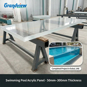 Paneles Acrílicos Estructurales de PMMA Virgen Anti-Amarilleo y Resistentes a los Rayos UV de 50 mm y 300 mm de Espesor <span class=keywords><strong>para</strong></span> <span class=keywords><strong>Piscinas</strong></span> - Product Image 1