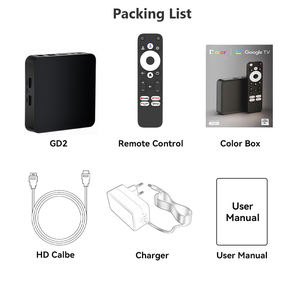 Voor GD2 voor gecertificeerde 4K <span class=keywords><strong>Android</strong></span> 12 <span class=keywords><strong>TV</strong></span> <span class=keywords><strong>Box</strong></span> Amlogic S905Y4 Quad Core 2GB+32GB 1 jaar garantie - Product Image 4