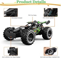 Buggy Tout-Terrain Électrique Télécommandé 2,4 GHz Haute Vitesse 2WD RTR pour Enfants – Camion Jouet de Course Rapide pour Garçons 15 KM/H
