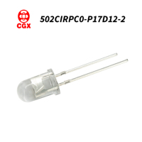 Diodo Emisor de Infrarrojos IREDs de Alta Potencia 850nm GaAlAS para Cámaras de Seguridad CCTV, Emisor de Control Remoto