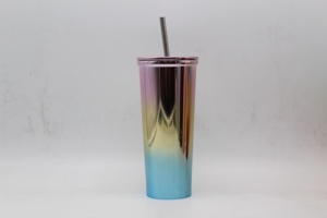 Gobelet moulant en acier inoxydable, avec paille, bouteille d'eau imprimée par sublimation, design personnalisé, de 20oz, livraison gratuite - Product Image 6