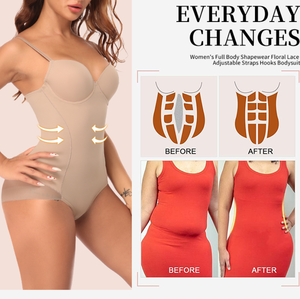 Women Waist Trainer <strong>Bodysuit</strong> <strong>Slimming</strong> Full Body Shaper Seamless Shapewear Jumpsuits Tummy Control Underwear Butt Lifter Corset - Product Image 6