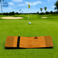 Porte-cartes de score de golf en cuir Boshiho Factory, étui pour carnet de scores en cuir PU pour accessoires de golf