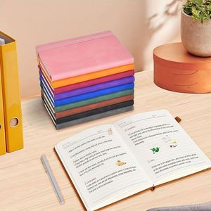 Stylish Custom Strap Leather Journal 100 Sheets Hardcover Thread <b>Sewing</b> Bound Multi-Size Options Multiple Colors Personalized - Product Image 2