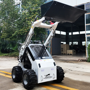 Mini-chargeuse compacte Landward 890 kg S480 anti-traction sur chenilles, idéale pour les chemins boueux et les vergers, haute performance - Product Image 3