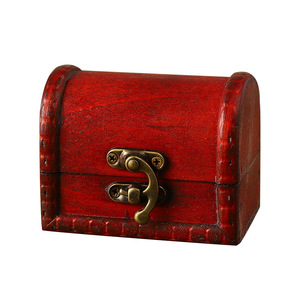 Boîte de rangement en bois rétro Mystic Arts, mini coffre multicolore pour bijoux, décoration intérieure, ornement de style chinois - Product Image 5