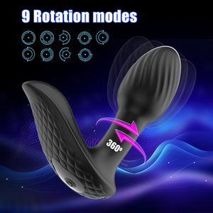 SY MY-0190 Control Remoto Vibrador de 9 Velocidades con Enchufe de Acoplamiento, Estimulación Dual del Punto G, Masturbación Masculina, Rotación Anal de Próstata - Product Image 4