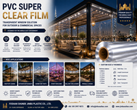 Rouleau de film PVC transparent anti-UV, résistant à l'humidité, durable, pour tentes dôme de safari dans le désert et usage domestique