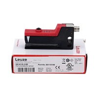 Capteur photoélectrique à fourche LEUZE GS61/6.2-S8, détection d'écart d'étiquettes sur ligne d'emballage, sortie push-pull 3 mm, DC10-30V, IP65