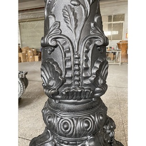Ornamen jalan luar ruangan Modern lampu gantung besi cor lampu besi tempa untuk dijual - Product Image 6