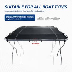 STARRYHEART Réglage de la hauteur Bateau Canopy Bimini Top - Product Image 4