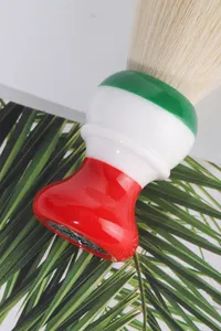 Handle Shaving Brush YAQI 24MM Synthetic Hair Resin Handle Shaving Brush For Mens Wet Custom