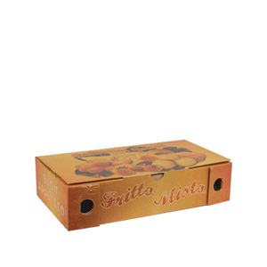 Fried Food Box 16x32 Cm Brown <b>Takeaway</b> <b>Container</b> Random Packaging Graphics - Product Image 1