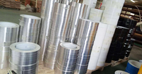 Tôles d'aluminium de haute qualité prélaquées en rouleau, finition usine, matériaux miroir 1100 H18 1060 H24, pour lettres de signalisation LED