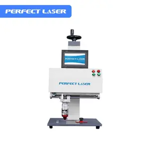 Perfect Laser-Desktop Smart Touch Integrated Metal copper iron plastic PVC Nameplate Electric dot peen marking engraver machine